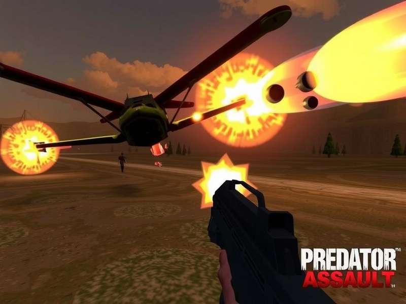 Predator Assault Combat in Mumbai's Market District Predator Assault Gameplay Screenshot